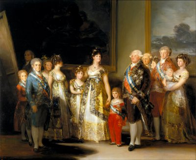 Porträt der Familie Karls IV. von Francisco de Goya